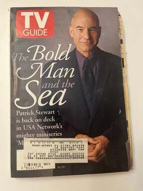 TV Guide Magazine March 7-13, 1998 Issue Featuring Patrick Stewart